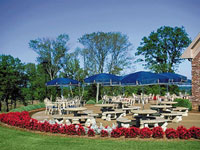 Outdoor events with special dj lighting are a Songbird specialty